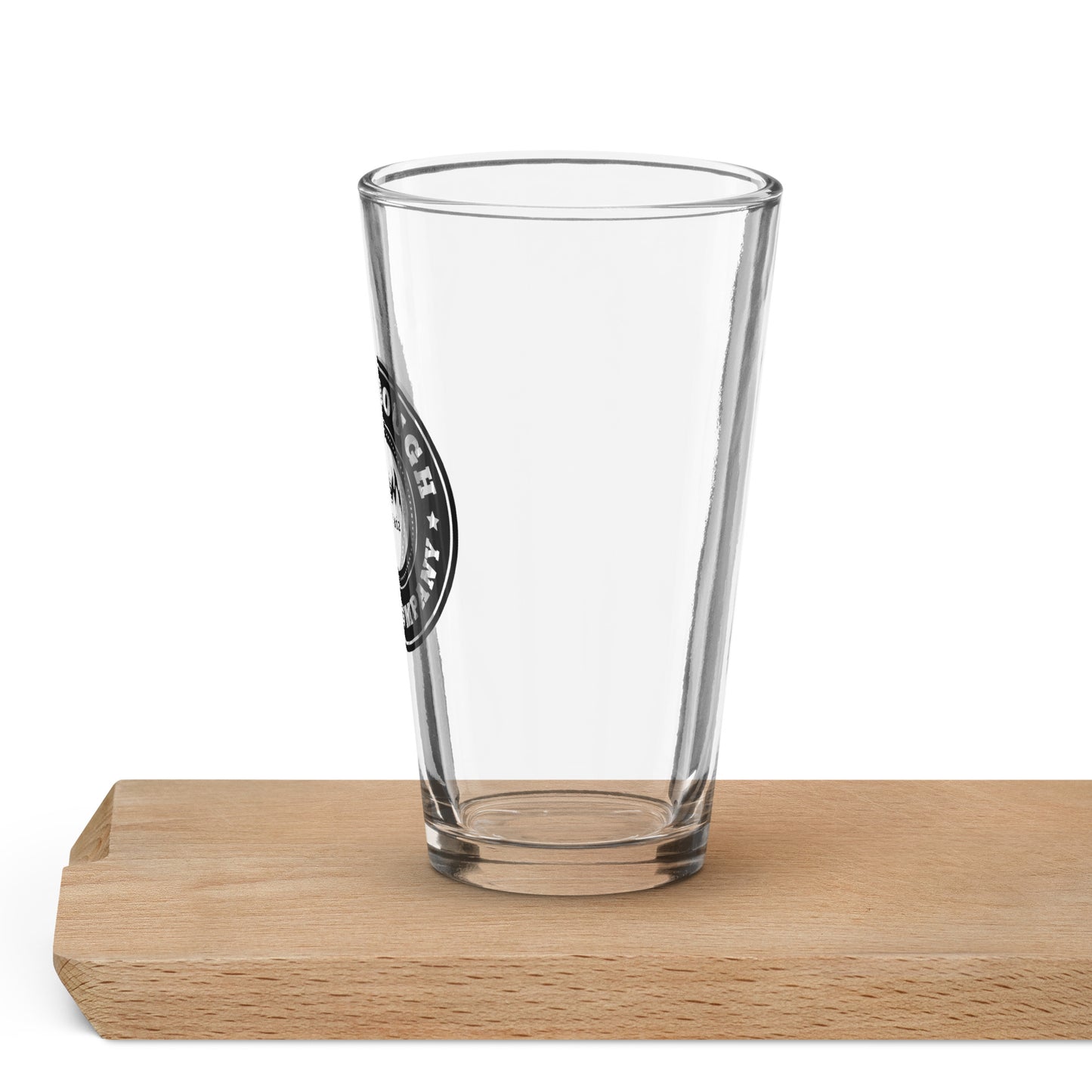 Shaker pint glass